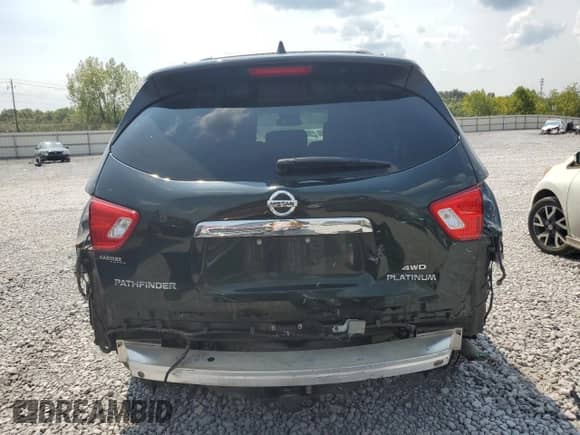 2020 Nissan Pathfinder Platinum с VIN 5N1DR2DM9LC576149, выставлен на аукционе Copart как лот 71250835 с пробегом 47 250 миль миль и Списание • Salvage title. История ставок и продаж доступна на DreamBid. Изображение 6.