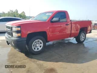 2014 Chevrolet Silverado 1500 Work Truck z VIN 1GCNCPEH8EZ305690, wystawiony jako Copart lot #67936965 z przebiegiem 131 039 mil mil oraz Szkoda całkowita • Salvage title. Historia ofert i sprzedaży dostępna na DreamBid. Obrazek 1.