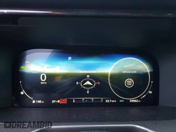 2022 Kia Sorento SX Prestige with VIN KNDRMDLH9N5087735, listed as a Copart auction lot 83571524 with 54,962 mi miles and Salvage title. Bid and sale history available at DreamBid. Image 9.