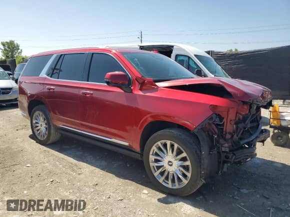 2023 Cadillac Escalade 4WD Premium Luxury z VIN 1GYS4CKL6PR524615, wystawiony jako Copart lot #71421585 z przebiegiem 36 918 mil mil oraz Szkoda całkowita • Salvage title. Historia ofert i sprzedaży dostępna na DreamBid. Obrazek 4.