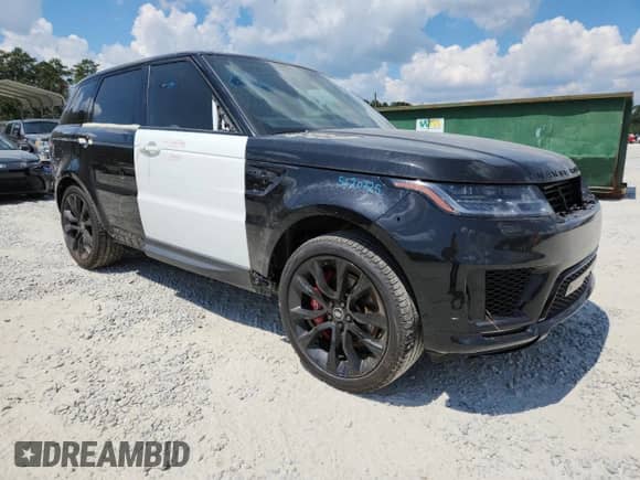 2022 Land Rover Range Rover Sport HST with VIN SALWS2RU6NA236572, listed as a Copart auction lot 69869635 with 14,417 mi miles and Salvage title. Bid and sale history available at DreamBid. Image 4.