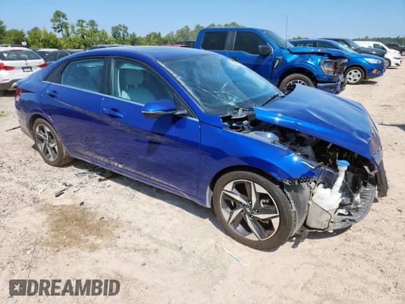 2022 Hyundai Elantra Limited с VIN 5NPLP4AG6NH083889, выставлен на аукционе Copart как лот 80011135 с пробегом 71 620 миль миль и Списание • Salvage title. История ставок и продаж доступна на DreamBid. Изображение 4.
