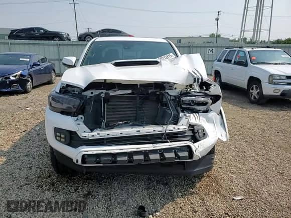 2021 Toyota Tacoma Limited with VIN 3TMGZ5AN3MM444231, listed as a Copart auction lot 59712815 with 53,549 mi miles and Salvage title. Bid and sale history available at DreamBid. Image 14.