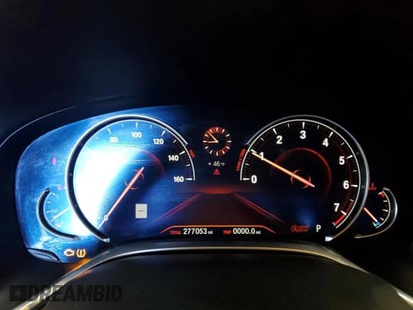 2019 BMW 7 Series 740i xDrive with VIN WBA7E4C56KGV70560, listed as a Copart auction lot 86064145 with 277,053 mi miles and Clean title. Bid and sale history available at DreamBid. Image 9.