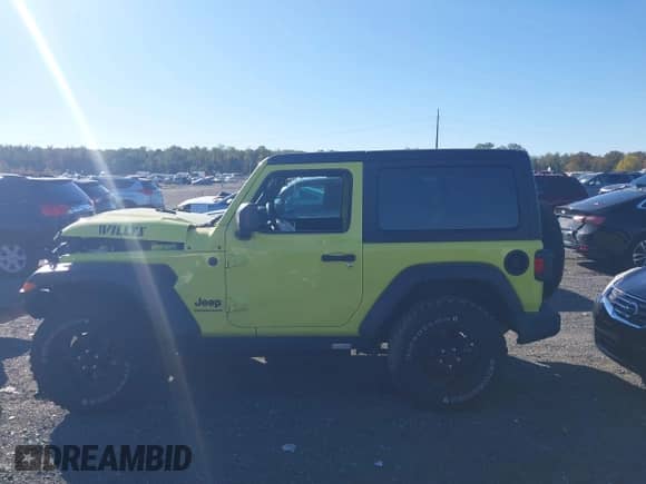 2023 Jeep Wrangler Sport with VIN 1C4GJXAN3PW505634, listed as a IAAI auction lot 43405403 with 11,925 mi miles and . Bid and sale history available at DreamBid. Image 14.