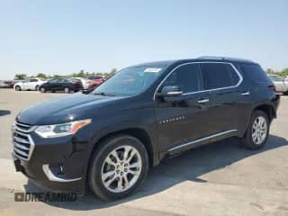 2020 Chevrolet Traverse High Country z VIN 1GNERNKW0LJ143224, wystawiony jako Copart lot #64682365 z przebiegiem 49 886 mil mil oraz Szkoda całkowita • Salvage title. Historia ofert i sprzedaży dostępna na DreamBid. Obrazek 1.