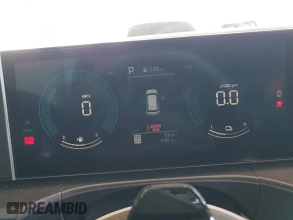 2024 Hyundai Santa Fe SEL with VIN 5NMP24G19RH000915, listed as a Copart auction lot 66232265 with 9,351 mi miles and Salvage title. Bid and sale history available at DreamBid. Image 9.