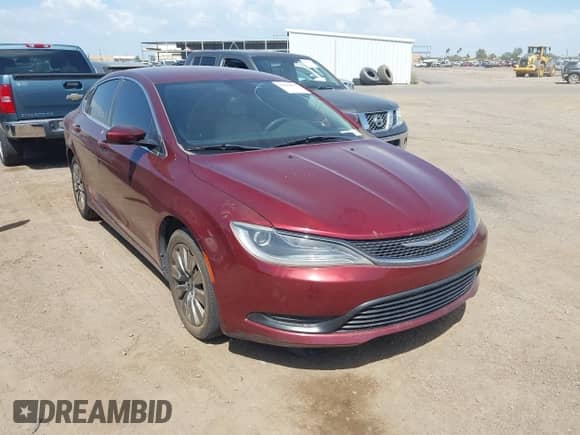 2015 Chrysler 200 LX with VIN 1C3CCCFB4FN569514, listed as a IAAI auction lot 42649947 with 121,092 mi miles and . Bid and sale history available at DreamBid. Image 6.