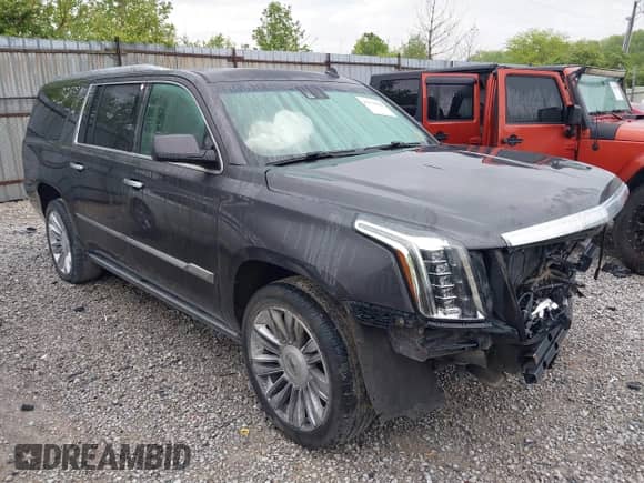2015 Cadillac Escalade ESV Premium z VIN 1GYS4JKJ1FR149511, wystawiony jako IAAI lot #42176309 z przebiegiem 205 760 mil mil oraz . Historia ofert i sprzedaży dostępna na DreamBid. Obrazek 1.