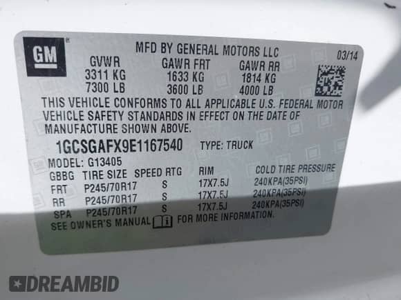 2014 Chevrolet Express Cargo с VIN 1GCSGAFX9E1167540, выставлен на аукционе IAAI как лот 43242958 с пробегом 220 300 миль миль и . История ставок и продаж доступна на DreamBid. Изображение 9.
