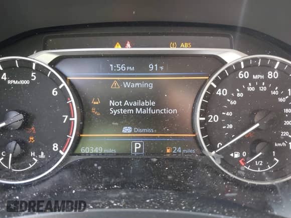 2024 Nissan Altima SV with VIN 1N4BL4DV4RN357989, listed as a IAAI auction lot 43368993 with 60,349 mi miles and . Bid and sale history available at DreamBid. Image 15.