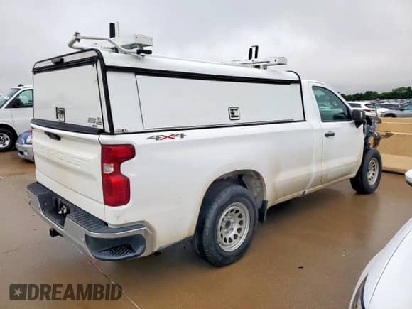 2021 Chevrolet Silverado 1500 Work Truck with VIN 3GCNYAEH7MG411531, listed as a Copart auction lot 59394855 with 78,412 mi miles and Clean title. Bid and sale history available at DreamBid. Image 3.