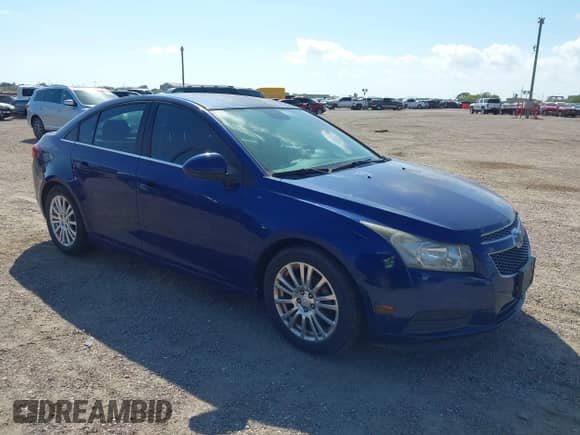 2013 Chevrolet Cruze ECO with VIN 1G1PH5SB3D7115684, listed as a IAAI auction lot 43432740 with 86,951 mi miles and . Bid and sale history available at DreamBid. Image 1.