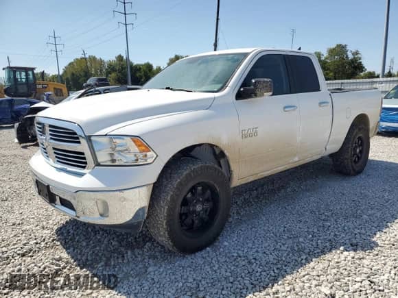 2018 Ram 1500 Big Horn z VIN 1C6RR7GG4JS247415, wystawiony jako Copart lot #80218575 z przebiegiem 97 630 mil mil oraz Czysty tytuł • Clean title. Historia ofert i sprzedaży dostępna na DreamBid. Obrazek 1.