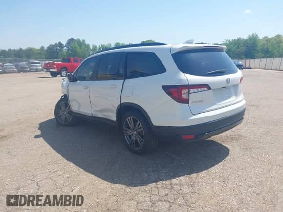 2022 Honda Pilot Sport with VIN 5FNYF5H33NB017719, listed as a IAAI auction lot 42006168 with 67,749 mi miles and . Bid and sale history available at DreamBid. Image 3.
