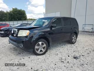2014 Honda Pilot EX-L with VIN 5FNYF3H56EB014853, listed as a Copart auction lot 81416595 with 133,405 mi miles and Salvage title. Bid and sale history available at DreamBid. Image 1.