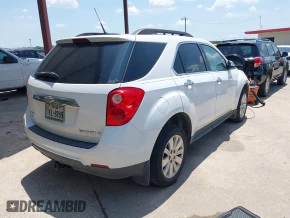 2011 Chevrolet Equinox 2LT with VIN 2CNFLNECXB6338366, listed as a IAAI auction lot 42684824 with 167,530 mi miles and . Bid and sale history available at DreamBid. Image 4.