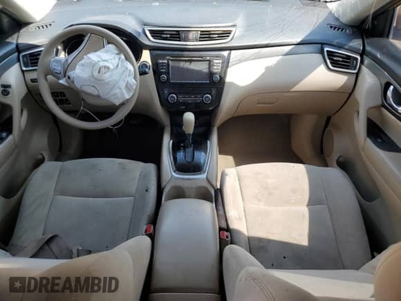 2015 Nissan Rogue SV z VIN KNMAT2MV4FP502829, wystawiony jako Copart lot #81003805 z przebiegiem Nie podano mil oraz Szkoda całkowita • Salvage title. Historia ofert i sprzedaży dostępna na DreamBid. Obrazek 8.