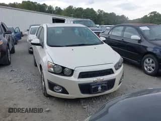 2015 Chevrolet Sonic LTZ with VIN 1G1JE6SB3F4169236, listed as a IAAI auction lot 43289189 with 123,994 mi miles and . Bid and sale history available at DreamBid. Image 1.