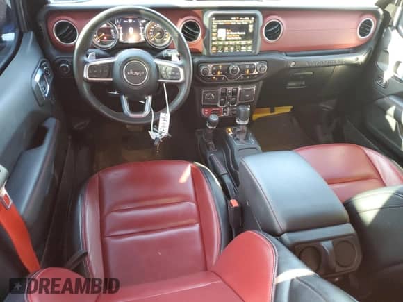 2023 Jeep Wrangler Rubicon 392 with VIN 1C4JJXSJ3PW694447, listed as a Copart auction lot 49426255 with 22,709 mi miles and Salvage title. Bid and sale history available at DreamBid. Image 8.