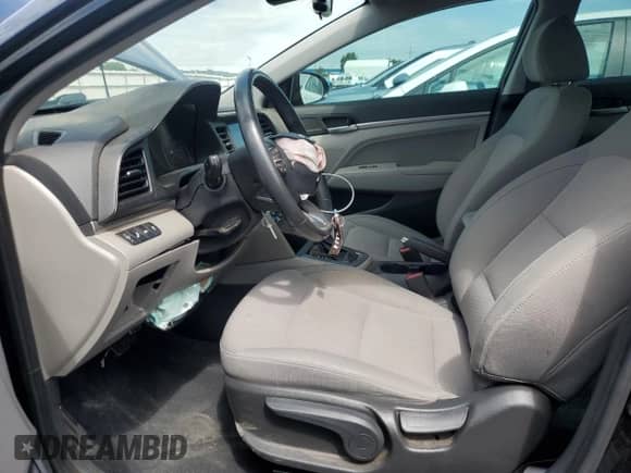 2020 Hyundai Elantra Value Edition with VIN KMHD84LF7LU951886, listed as a Copart auction lot 80287205 with 51,237 mi miles and Salvage title. Bid and sale history available at DreamBid. Image 7.