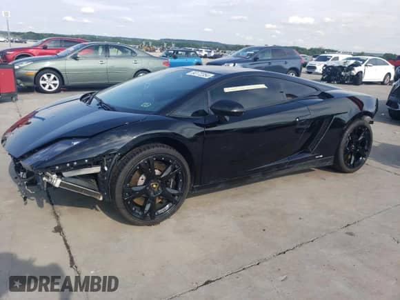 2014 Lamborghini Gallardo with VIN ZHWGU5BZ6ELA13766, listed as a Copart auction lot 64172354 with 22,043 mi miles and Salvage title. Bid and sale history available at DreamBid. Image 1.
