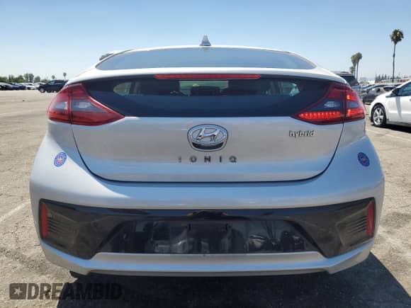 2018 Hyundai Ioniq SEL with VIN KMHC75LC3JU089516, listed as a Copart auction lot 67474485 with 104,961 mi miles and Salvage title. Bid and sale history available at DreamBid. Image 6.