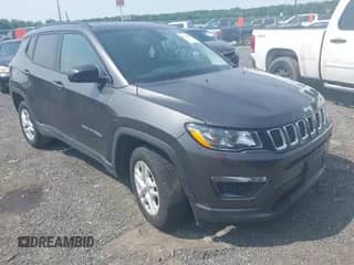 2018 Jeep Compass Sport with VIN 3C4NJCAB8JT468521, listed as a IAAI auction lot 42326046 with 87,574 mi miles and . Bid and sale history available at DreamBid. Image 1.