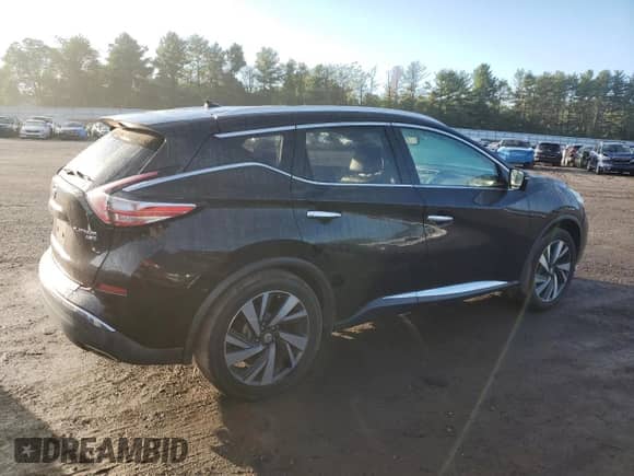 2015 Nissan Murano SL with VIN 5N1AZ2MH5FN243266, listed as a Copart auction lot 72015915 with 113,384 mi miles and Salvage title. Bid and sale history available at DreamBid. Image 3.