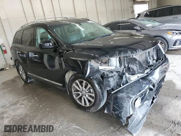 2014 Nissan Pathfinder S z VIN 5N1AR2MN3EC683261, wystawiony jako Copart lot #69570805 z przebiegiem 180 201 mil mil oraz Szkoda całkowita • Salvage title. Historia ofert i sprzedaży dostępna na DreamBid. Obrazek 4.