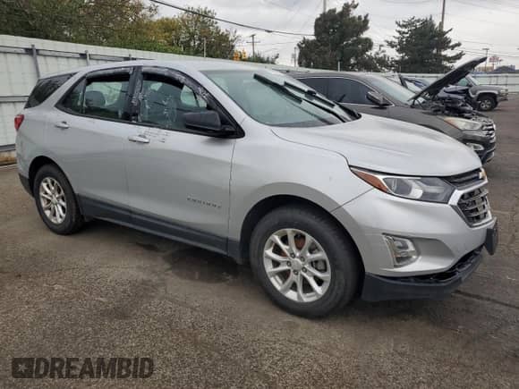 2018 Chevrolet Equinox LS with VIN 2GNAXHEV1J6121929, listed as a Copart auction lot 81501835 with Not provided miles and Clean title. Bid and sale history available at DreamBid. Image 4.