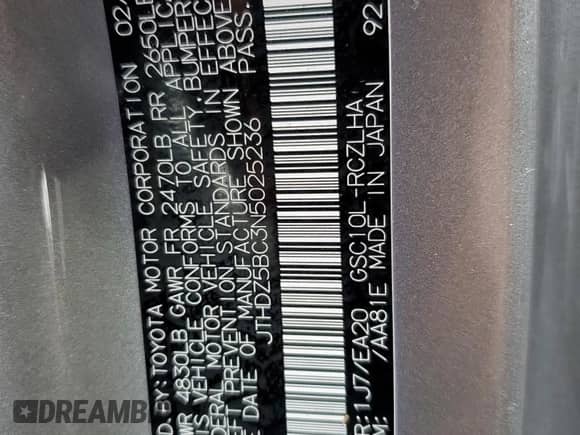 2022 Lexus RC 350 z VIN JTHDZ5BC3N5025236, wystawiony jako Copart lot #82552844 z przebiegiem 24 208 mil mil oraz Nie do naprawy • Non repairable. Historia ofert i sprzedaży dostępna na DreamBid. Obrazek 12.