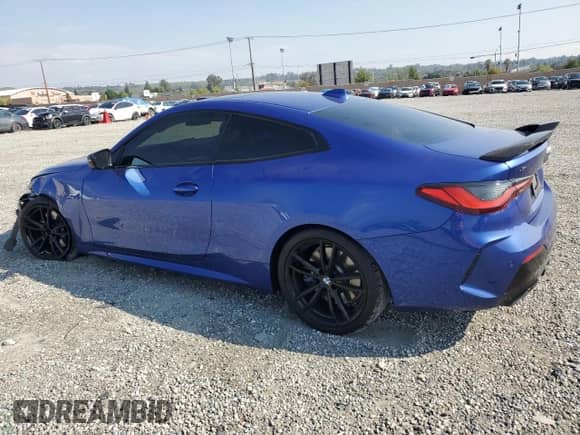 2022 BMW 4 Series M440i xDrive с VIN WBA13AR07NCJ14505, выставлен на аукционе Copart как лот 54756685 с пробегом 28 434 миль миль и Списание • Salvage title. История ставок и продаж доступна на DreamBid. Изображение 2.