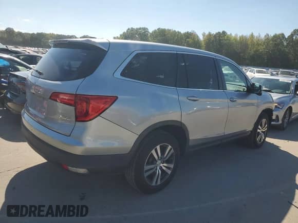 2017 Honda Pilot EX-L z VIN 5FNYF6H79HB080739, wystawiony jako Copart lot #81934865 z przebiegiem 70 313 mil mil oraz Szkoda całkowita • Salvage title. Historia ofert i sprzedaży dostępna na DreamBid. Obrazek 3.