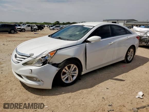 2013 Hyundai Sonata GLS z VIN 5NPEB4AC2DH738424, wystawiony jako Copart lot #63695025 z przebiegiem 103 489 mil mil oraz Szkoda całkowita • Salvage title. Historia ofert i sprzedaży dostępna na DreamBid. Obrazek 1.