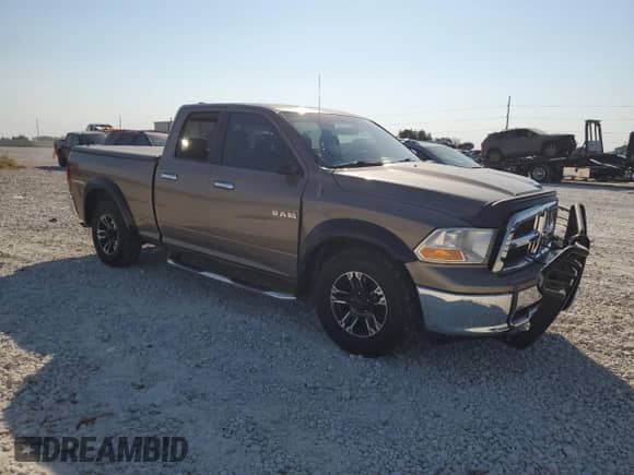 2009 Dodge 1500 SLT with VIN 1D3HB18P89S780875, listed as a Copart auction lot 75644624 with 99,614 mi miles and Salvage title. Bid and sale history available at DreamBid. Image 4.