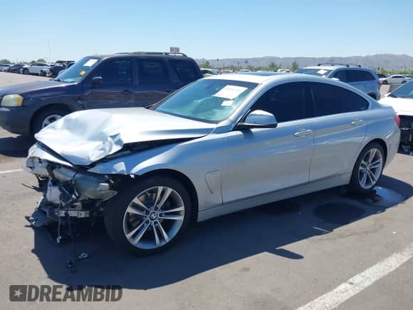 2017 BMW 4 Series 430i with VIN WBA4F7C32HG788729, listed as a IAAI auction lot 42494346 with 104,618 mi miles and . Bid and sale history available at DreamBid. Image 2.