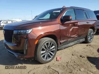 2023 Cadillac Escalade 4WD Sport Platinum with VIN 1GYS4GKL6PR532298, listed as a Copart auction lot 49036015 with 24,757 mi miles and Clean title. Bid and sale history available at DreamBid. Image 1.