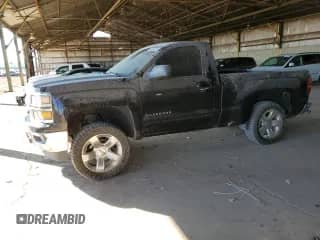 2015 Chevrolet Silverado 1500 LT with VIN 1GCNKREC3FZ257746, listed as a Copart auction lot 46103115 with 61,192 mi miles and Salvage title. Bid and sale history available at DreamBid. Image 1.
