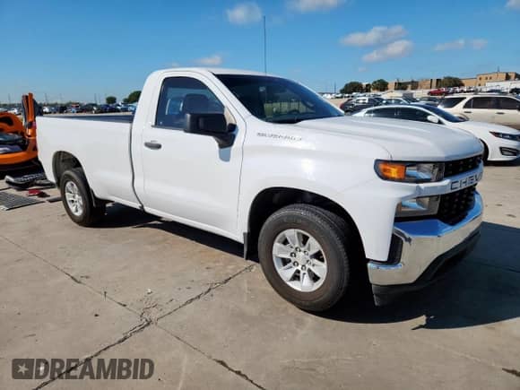 2021 Chevrolet Silverado 1500 Work Truck with VIN 3GCNWAEF3MG265276, listed as a Copart auction lot 81212835 with 168,386 mi miles and Clean title. Bid and sale history available at DreamBid. Image 4.