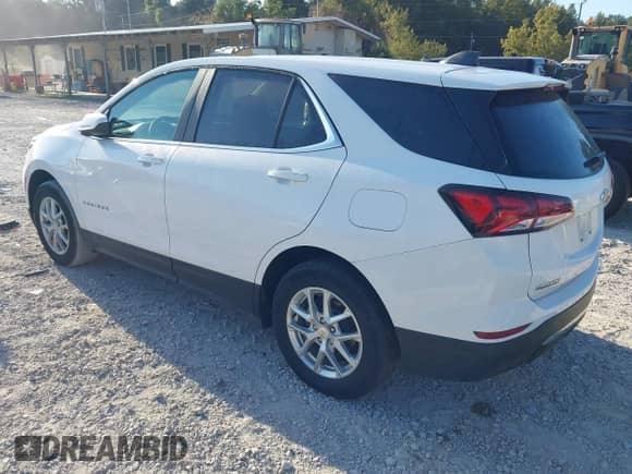 2024 Chevrolet Equinox LT с VIN 3GNAXKEG8RL309255, выставлен на аукционе IAAI как лот 43004397 с пробегом 37 601 миль миль и . История ставок и продаж доступна на DreamBid. Изображение 3.