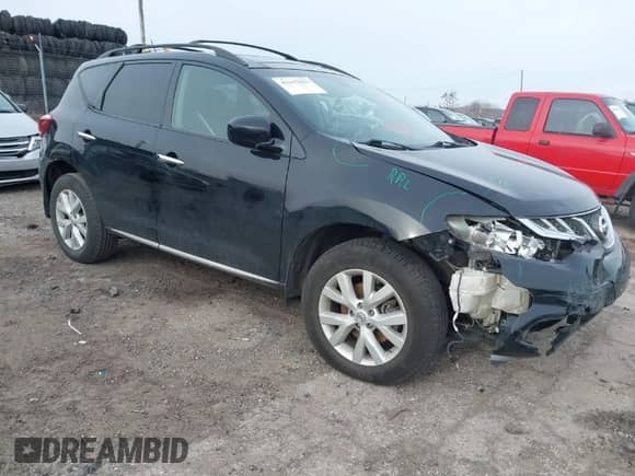 2011 Nissan Murano SL with VIN JN8AZ1MU7BW065901, listed as a IAAI auction lot 41617829 with Not provided miles and . Bid and sale history available at DreamBid. Image 1.