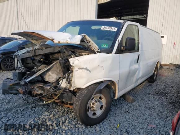 2009 Chevrolet Express Cargo с VIN 1GCHG39C891105437, выставлен на аукционе Copart как лот 86699944 с пробегом Не указан миль и Списание • Salvage title. История ставок и продаж доступна на DreamBid. Изображение 1.