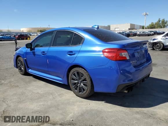 2020 Subaru WRX with VIN JF1VA1A64L9834015, listed as a Copart auction lot 80121085 with 45,796 mi miles and Salvage title. Bid and sale history available at DreamBid. Image 2.