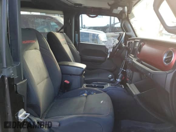 2020 Jeep Wrangler Rubicon with VIN 1C4HJXCG0LW194810, listed as a Copart auction lot 87317364 with 49,836 mi miles and Salvage title. Bid and sale history available at DreamBid. Image 10.