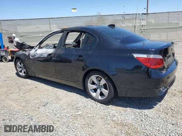 2007 BMW 5 Series 525i with VIN WBANE53527CW68691, listed as a Copart auction lot 57915145 with Not provided miles and Non repairable. Bid and sale history available at DreamBid. Image 2.