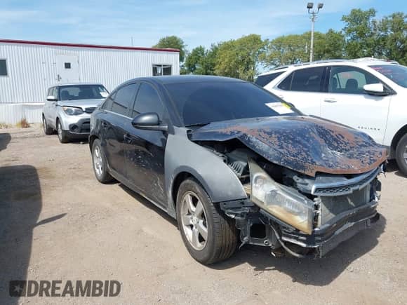 2011 Chevrolet Cruze 1LT with VIN 1G1PF5S90B7217816, listed as a IAAI auction lot 43087501 with 175,346 mi miles and . Bid and sale history available at DreamBid. Image 1.