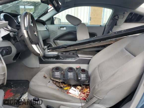 2005 Ford Mustang Deluxe with VIN 1ZVFT80N655103801, listed as a Copart auction lot 86625875 with Not provided miles and Salvage title. Bid and sale history available at DreamBid. Image 7.