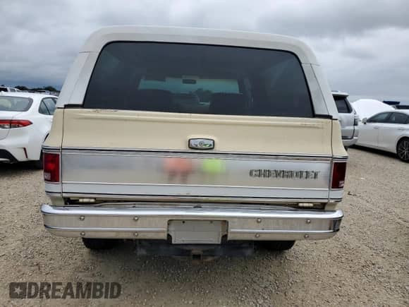 1980 Chevrolet Blazer с VIN CKL18AF139471, выставлен на аукционе Copart как лот 74931074 с пробегом 6 338 миль миль и Списание • Salvage title. История ставок и продаж доступна на DreamBid. Изображение 6.