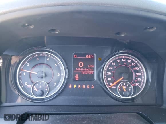 2015 Ram 1500 SSV with VIN 1C6RR7XT3FS766315, listed as a Copart auction lot 76390534 with 150,373 mi miles and Salvage title. Bid and sale history available at DreamBid. Image 9.